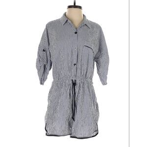 ZARA Pinstripe Romper Size L